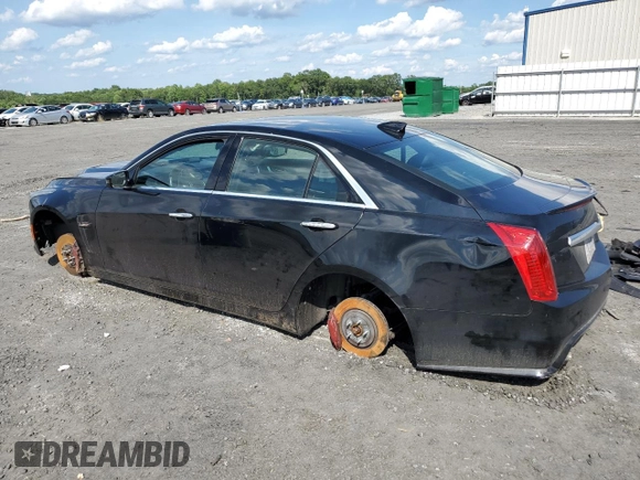 2017 Cadillac CTS with VIN NCS107247, listed as a Copart auction lot 61924574 with 65,055 mi miles and Salvage Title. Bid and sale history available at DreamBid. Image 2.