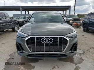 2020 Audi Q3 S line Premium with VIN WA1DECF38L1076385, listed as a Copart auction lot 47289355 with 67,536 mi miles and Non repairable. Bid and sale history available at DreamBid. Image 5.