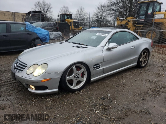 2003 Mercedes-Benz SL 500 z VIN WDBSK75F03F053810, wystawiony jako Copart lot #86164514 z przebiegiem Nie podano mil oraz Nie do naprawy • Non repairable. Historia ofert i sprzedaży dostępna na DreamBid. Obrazek 1.