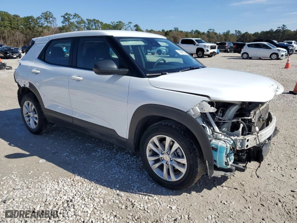 2022 Chevrolet TrailBlazer LS with VIN KL79MMS2XNB124562, listed as a Copart auction lot 43441335 with 84,893 mi miles and Clean Title. Bid and sale history available at carsss.com. Image 4.