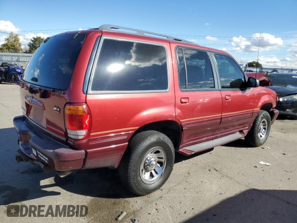1998 Mercury Mountaineer z VIN 4M2ZU55P5WUJ05157, wystawiony jako Copart lot #78021914 z przebiegiem 169 155 mil mil oraz Szkoda całkowita • Salvage title. Historia ofert i sprzedaży dostępna na DreamBid. Obrazek 3.