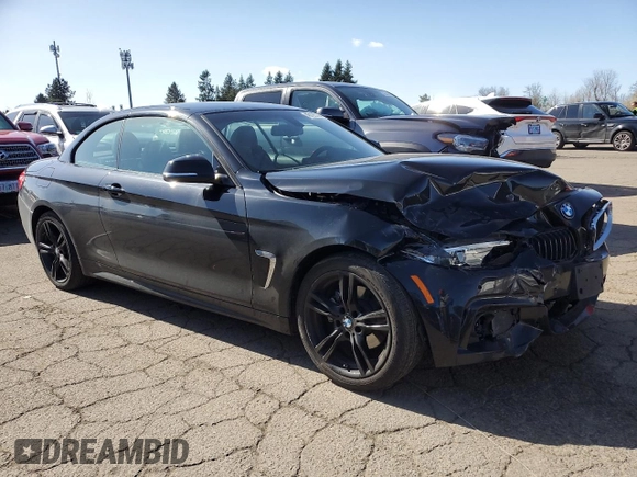 2017 BMW 4 Series 430i xDrive with VIN WBA4U9C50H5D44136, listed as a Copart auction lot 45125794 with 72,368 mi miles and Salvage title. Bid and sale history available at DreamBid. Image 4.