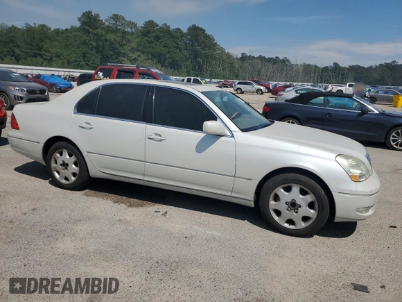 2003 Lexus LS 430 with VIN JTHBN30F330092773, listed as a Copart auction lot 55436035 with 214,130 mi miles and Clean Title. Bid and sale history available at DreamBid. Image 4.
