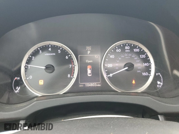 2015 Lexus IS 250 with VIN JTHBF1D24F5056803, listed as a Copart auction lot 56055405 with 104,803 mi miles and Clean title. Bid and sale history available at DreamBid. Image 9.