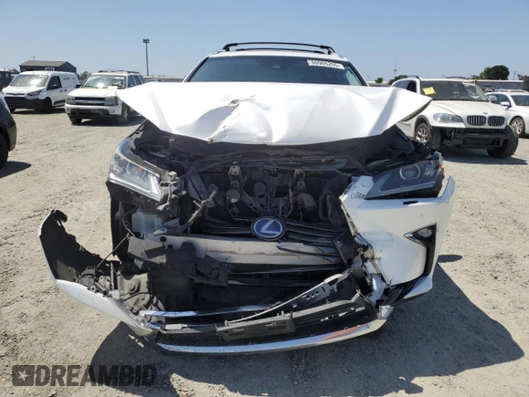 2016 Lexus RX 450h with VIN 2T2BGMCA3GC006225, listed as a Copart auction lot 60905265 with 141,016 mi miles and Salvage title. Bid and sale history available at DreamBid. Image 5.