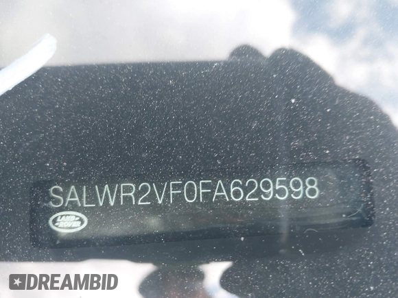 2015 Land Rover Range Rover Sport HSE with VIN SALWR2VF0FA629598, listed as a IAAI auction lot 40774208 with 132,421 mi miles. Bid and sale history available at carsss.com. Image 9.