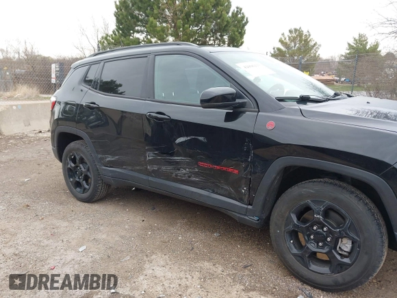 2023 Jeep Compass Trailhawk с VIN 3C4NJDDN7PT510813, выставлен на аукционе IAAI как лот 42096113 с пробегом 25 356 миль миль и . История ставок и продаж доступна на DreamBid. Изображение 6.