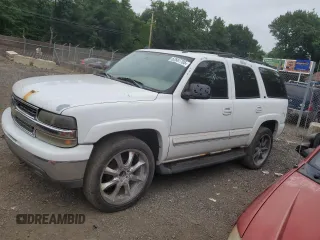 2005 Chevrolet Tahoe LS with VIN 1GNEK13T65J199592, listed as a Copart auction lot 62667705 with Not provided miles and Salvage title. Bid and sale history available at DreamBid. Image 1.