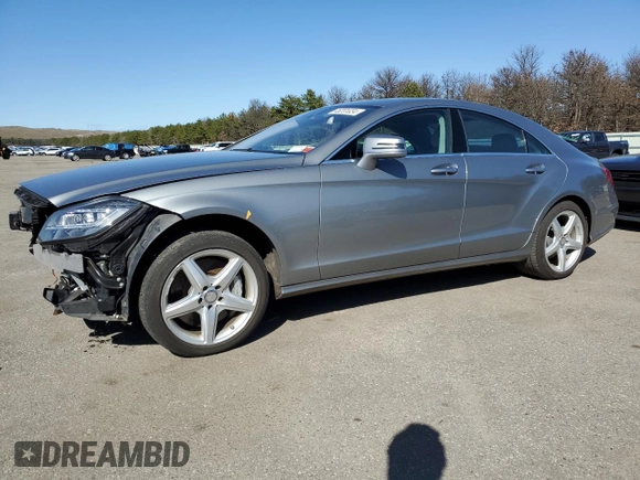 2013 Mercedes-Benz CLS-Class CLS 550 with VIN WDDLJ9BB7DA075006, listed as a Copart auction lot 46201034 with 42,286 mi miles and Non Repairable. Bid and sale history available at carsss.com. Image 1.