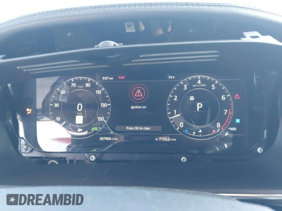 2019 Land Rover Range Rover Sport HSE with VIN SALWR2RV3KA820539, listed as a IAAI auction lot 42066022 with 67,806 mi miles and . Bid and sale history available at DreamBid. Image 7.