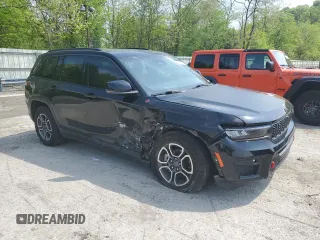 2022 Jeep Grand Cherokee Trailhawk with VIN 1C4RJHCG7N8574289, listed as a Copart auction lot 56333165 with 23,522 mi miles and Salvage title. Bid and sale history available at DreamBid. Image 4.