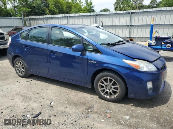 2010 Toyota Prius II with VIN JTDKN3DU0A0082578, listed as a Copart auction lot 55941325 with Not Provided miles and Clean Title. Bid and sale history available at DreamBid. Image 4.