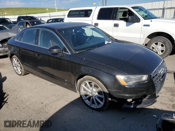 2015 Audi A3 2.0T Premium Plus with VIN WAUEFGFF3F1116155, listed as a Copart auction lot 53770663 with 75,584 mi miles. Bid and sale history available at carsss.com. Image 4.