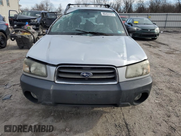 2003 Subaru Forester X with VIN JF1SG63603H754437, listed as a Copart auction lot 46406525 with 140,571 mi miles and Salvage Title. Bid and sale history available at carsss.com. Image 5.