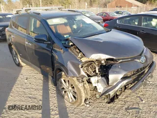 2016 Toyota RAV4 Hybrid Limited with VIN JTMDJREV7GD048573, listed as a IAAI auction lot 41260805 with 170,555 mi miles. Bid and sale history available at carsss.com. Image 1.