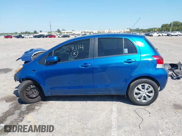 2009 Toyota Yaris with VIN JTDKT903X95257701, listed as a IAAI auction lot 41796420 with 86,953 mi miles. Bid and sale history available at carsss.com. Image 15.