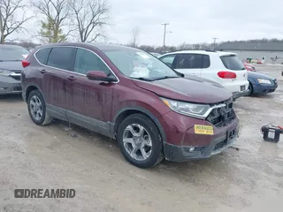 2018 Honda CR-V EX-L z VIN 2HKRW2H87JH698848, wystawiony jako IAAI lot #41624159 z przebiegiem 62 198 mil mil oraz . Historia ofert i sprzedaży dostępna na DreamBid. Obrazek 1.