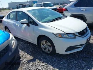 2015 Honda Civic Sedan LX with VIN 19XFB2F53FE281911, listed as a IAAI auction lot 42157020 with 201,003 mi miles. Bid and sale history available at carsss.com. Image 1.