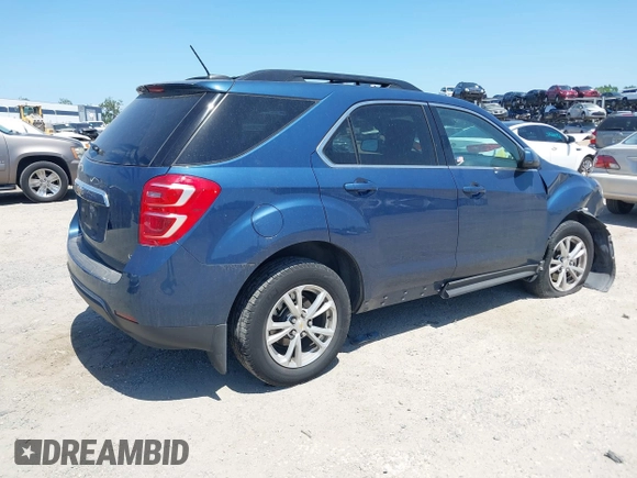 2017 Chevrolet Equinox LT with VIN 2GNFLFEK2H6171342, listed as a IAAI auction lot 42023295 with 69,982 mi miles. Bid and sale history available at carsss.com. Image 4.