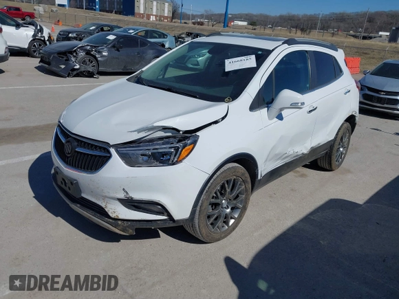 2019 Buick Encore Sport Touring with VIN KL4CJ1SB7KB785150, listed as a IAAI auction lot 41668185 with 102,604 mi miles. Bid and sale history available at carsss.com. Image 18.