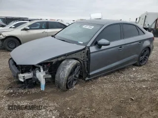 2019 Audi A3 Sedan Premium with VIN WAUAUGFF3KA085455, listed as a Copart auction lot 89317095 with 41,118 mi miles and Salvage Title. Bid and sale history available at carsss.com. Image 1.
