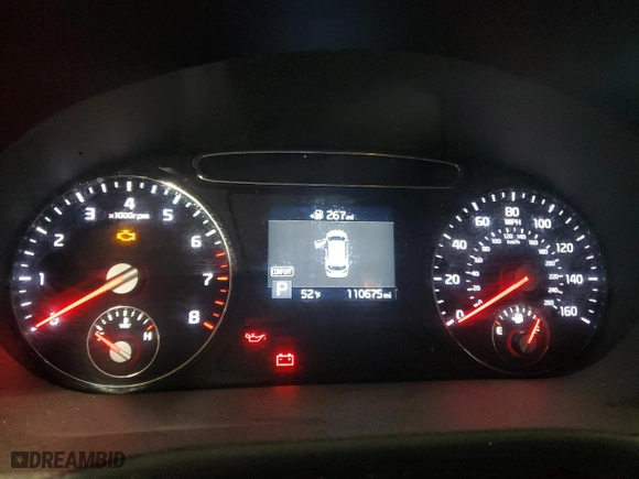 2019 Kia Sorento S V6 with VIN 5XYPGDA55KG446248, listed as a Copart auction lot 51247495 with 110,675 mi miles and Clean Title. Bid and sale history available at carsss.com. Image 9.