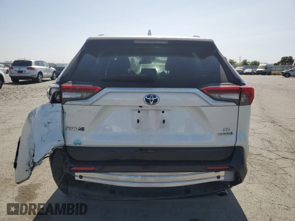 2022 Toyota RAV4 Hybrid SE with VIN 2T3T6RFV8NW034399, listed as a Copart auction lot 60249015 with 39,495 mi miles and Salvage title. Bid and sale history available at DreamBid. Image 6.