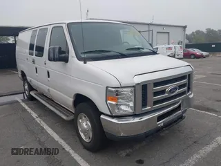 2012 Ford Econoline Cargo Recreational with VIN 1FTNE2EW8CDA64042, listed as a IAAI auction lot 42197470 with 130,647 mi miles. Bid and sale history available at carsss.com. Image 1.