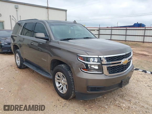 2015 Chevrolet Tahoe LT z VIN 1GNSCBKC2FR685780, wystawiony jako IAAI lot #42354130 z przebiegiem 101 617 mil mil oraz . Historia ofert i sprzedaży dostępna na DreamBid. Obrazek 1.