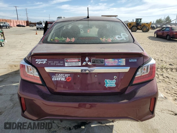 2022 Mitsubishi Mirage G4 ES with VIN ML32FUFJ1NHF07065, listed as a Copart auction lot 69940333 with 11,769 mi miles. Bid and sale history available at carsss.com. Image 6.