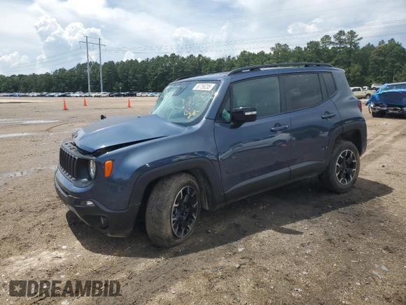 2023 Jeep Renegade Upland with VIN ZACNJDB18PPP42504, listed as a Copart auction lot 60759235 with 50,622 mi miles and Salvage title. Bid and sale history available at DreamBid. Image 1.