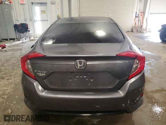 2017 Honda Civic Sedan LX with VIN 19XFC2F53HE212863, listed as a Copart auction lot 44610035 with 103,360 mi miles and Salvage Title. Bid and sale history available at carsss.com. Image 6.