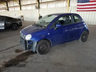 2012 FIAT 500 Pop with VIN 3C3CFFAR7CT287781, listed as a Copart auction lot 58034075 with 150,548 mi miles and Salvage title. Bid and sale history available at DreamBid. Image 1.