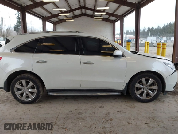 2014 Acura MDX Advance with VIN 5FRYD4H89EB032140, listed as a IAAI auction lot 41550091 with 62,377 mi miles and . Bid and sale history available at carsss.com. Image 14.