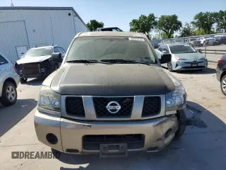 2006 Nissan Titan SE with VIN 1N6AA06A66N527552, listed as a Copart auction lot 52979735 with 218,731 mi miles and Salvage title. Bid and sale history available at DreamBid. Image 5.