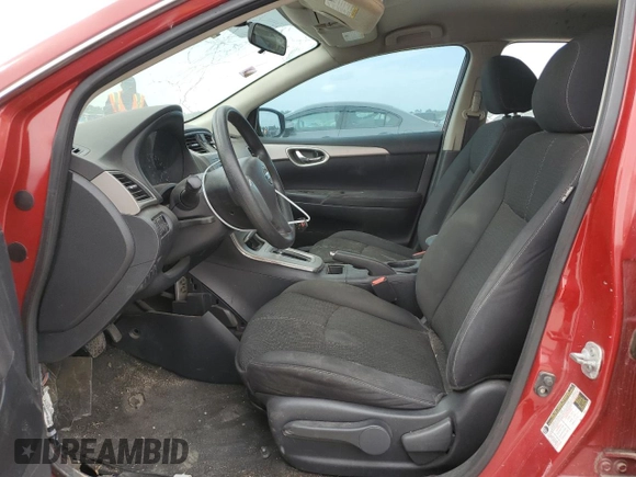2014 Nissan Sentra S with VIN 3N1AB7AP1EL617617, listed as a Copart auction lot 53881715 with 104,587 mi miles and Clean Title. Bid and sale history available at DreamBid. Image 7.