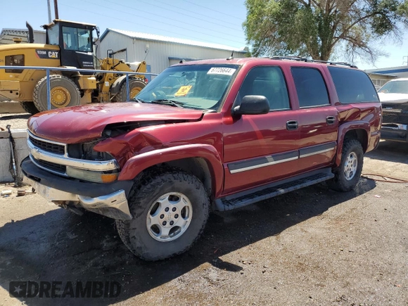 2005 Chevrolet Suburban Z71 with VIN 3GNFK16Z05G109536, listed as a Copart auction lot 46435445 with 319,814 mi miles and Non Repairable. Bid and sale history available at carsss.com. Image 1.