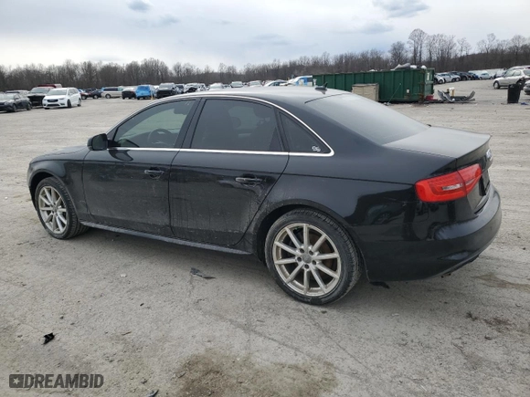 2014 Audi A4 Premium Plus with VIN WAUFFAFL8EN002182, listed as a Copart auction lot 47986115 with 132,570 mi miles and Salvage Title. Bid and sale history available at carsss.com. Image 2.