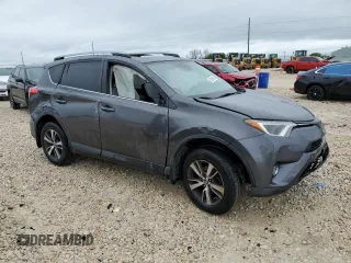 2017 Toyota RAV4 XLE with VIN JTMWFREV9HJ103246, listed as a Copart auction lot 52048655 with 0 mi miles and Salvage Title. Bid and sale history available at carsss.com. Image 4.