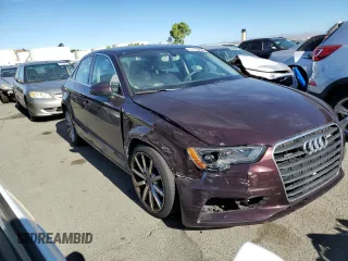 2015 Audi A3 2.0T Premium Plus with VIN WAUEFGFF0F1038059, listed as a Copart auction lot 61135833 with 58,787 mi miles. Bid and sale history available at carsss.com. Image 4.