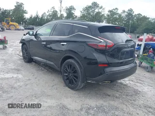 2023 Nissan Murano SV with VIN 5N1AZ2BJ3PC136963, listed as a IAAI auction lot 42386715 with 30,619 mi miles and . Bid and sale history available at DreamBid. Image 3.