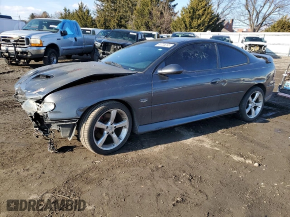 2006 Pontiac GTO z VIN 6G2VX12UX6L566625, wystawiony jako Copart lot #44725255 z przebiegiem 120 358 mil mil oraz Szkoda całkowita • Salvage title. Historia ofert i sprzedaży dostępna na DreamBid. Obrazek 1.
