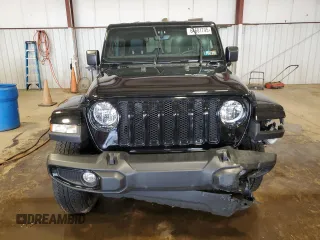 2023 Jeep Wrangler Sahara with VIN 1C4HJXEG3PW595576, listed as a Copart auction lot 64681745 with 32,843 mi miles and Salvage title. Bid and sale history available at DreamBid. Image 5.