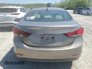 2016 Hyundai Elantra SE with VIN 5NPDH4AE5GH766847, listed as a Copart auction lot 56353865 with 91,153 mi miles and Salvage title. Bid and sale history available at DreamBid. Image 6.