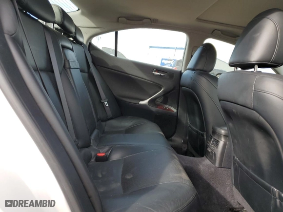 2008 Lexus IS 250 with VIN JTHCK262585025999, listed as a Copart auction lot 42830575 with 201,770 mi miles and Salvage Title. Bid and sale history available at carsss.com. Image 10.