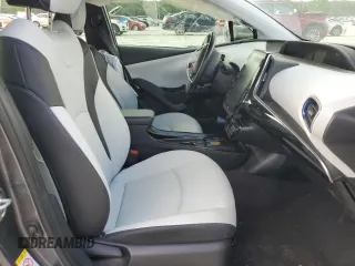 2022 Toyota Prius L Eco z VIN JTDKAMFU8N3173133, wystawiony jako Copart lot #54865615 z przebiegiem 100 876 mil mil oraz Szkoda całkowita • Salvage title. Historia ofert i sprzedaży dostępna na DreamBid. Obrazek 7.