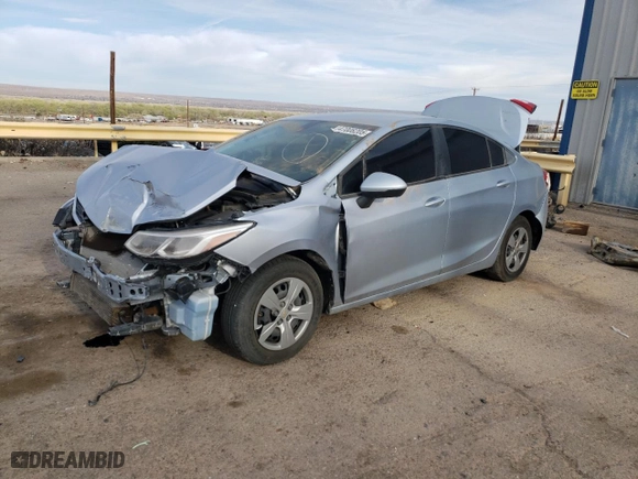 2017 Chevrolet Cruze LS with VIN 1G1BC5SM3H7278237, listed as a Copart auction lot 47006205 with 0 mi miles and Clean Title. Bid and sale history available at carsss.com. Image 1.
