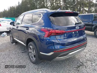 2022 Hyundai Santa Fe SEL with VIN 5NMS2DAJXNH384426, listed as a IAAI auction lot 42082280 with 76,462 mi miles. Bid and sale history available at carsss.com. Image 3.
