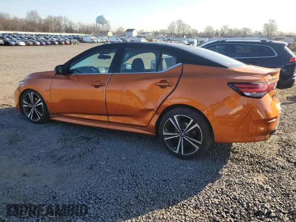 2020 Nissan Sentra SR with VIN 3N1AB8DV3LY261882, listed as a Copart auction lot 49199405 with 39,222 mi miles and Salvage Title. Bid and sale history available at DreamBid. Image 2.