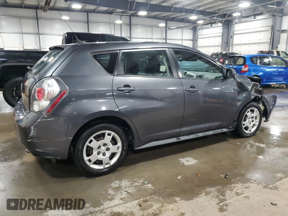 2010 Pontiac Vibe w/1SB with VIN 5Y2SP6E09AZ417873, listed as a Copart auction lot 82341224 with 128,055 mi miles and Salvage Title. Bid and sale history available at carsss.com. Image 3.